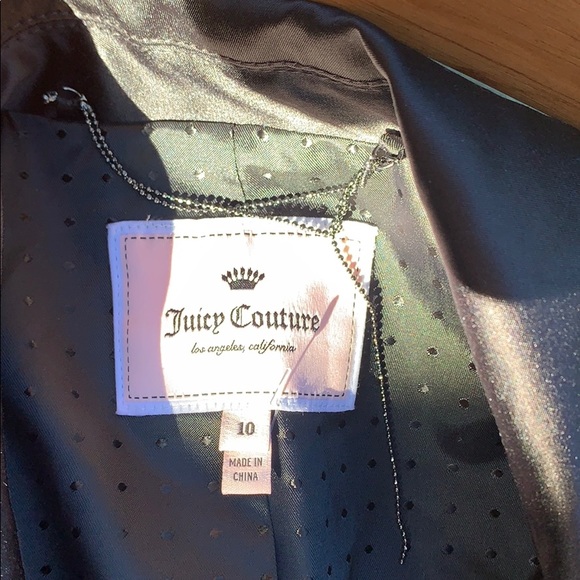 Juicy Couture Women's blazer Size 10 black - Picture 3 of 5